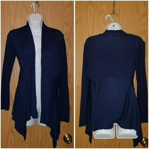 Long Sleeve Draped Cardigan